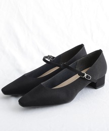PourVous（プールヴー）の「スクエアトゥストラップパンプス フォーマル オケージョン 結婚式 二次会 お呼ばれ（パンプス）」
