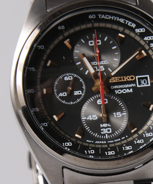 SEIKO（セイコー）の「SEIKO CHRONOGRAGH（アナログ腕時計・メンズ・ブラック×ブラック・FREE）」の10枚目の写真