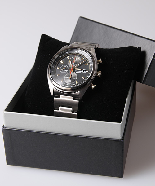SEIKO（セイコー）の「SEIKO CHRONOGRAGH（アナログ腕時計・メンズ・ブラック×ブラック・FREE）」の8枚目の写真