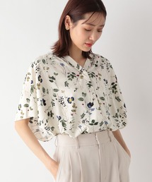 GLOBAL WORK | さらさらリラックスプリントブラウス半袖/163461(シャツ/ブラウス)