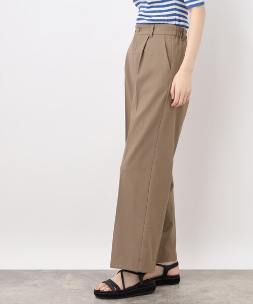 grove（グローブ）の「◆ソフトな清涼感！！シワになりにくいキレイ目ストレート夏パンツ！！（その他パンツ・レディース・アイボリー/オレンジ/ブラック/ブラウン系・02/03/01/05/04）」の12枚目の写真