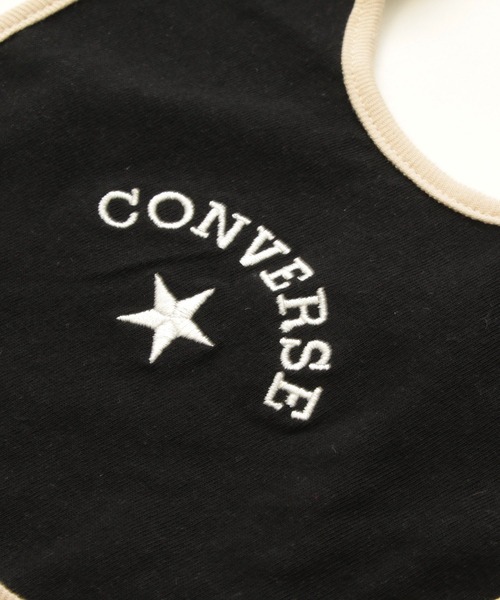 CONVERSE(コンバース)の「CONVERSE / コンバース スタイ2枚セット(スタイ/よだれかけ・キッズ・ブラック・FREE)」の5枚目の写真