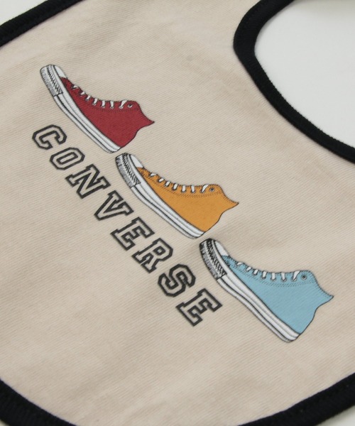 CONVERSE(コンバース)の「CONVERSE / コンバース スタイ2枚セット(スタイ/よだれかけ・キッズ・ブラック・FREE)」の3枚目の写真