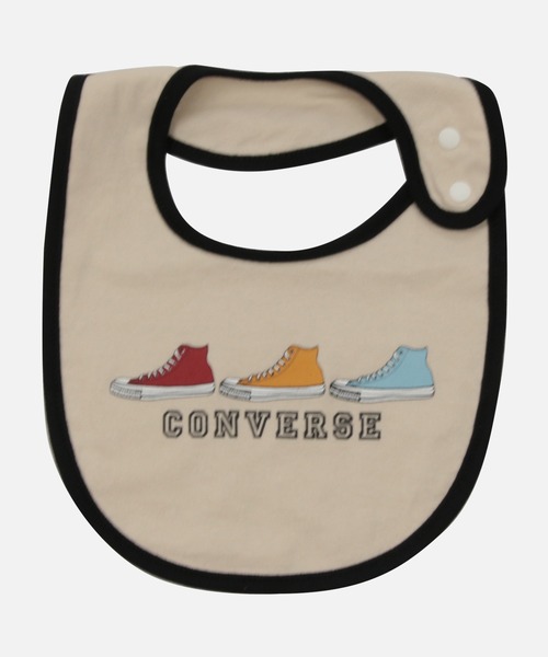 CONVERSE(コンバース)の「CONVERSE / コンバース スタイ2枚セット(スタイ/よだれかけ・キッズ・ブラック・FREE)」の2枚目の写真