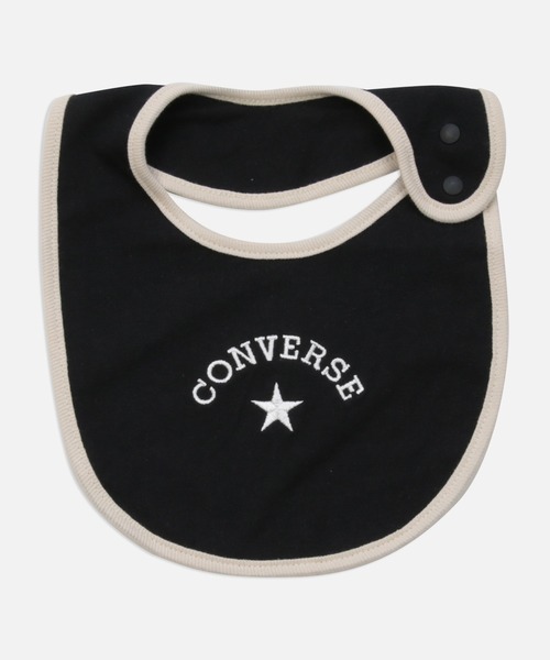 CONVERSE(コンバース)の「CONVERSE / コンバース スタイ2枚セット(スタイ/よだれかけ・キッズ・ブラック・FREE)」の4枚目の写真