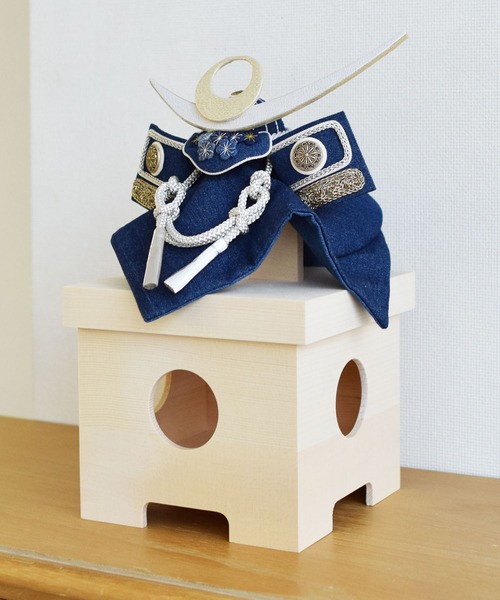 兜飾り こどもの日 蒼の国 日本製（インテリア雑貨）｜utatane（ウタタネ）