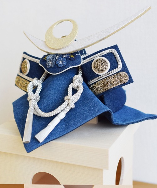 兜飾り こどもの日 蒼の国 日本製（インテリア雑貨）｜utatane（ウタタネ）