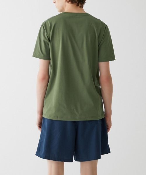 GUNZE（グンゼ）の「COOLMAGIC/クールマジック シワになりにくいTシャツ クルーネック（Tシャツ/カットソー・メンズ・ベージュ/ホワイト/ブラック/カーキ・X-LARGE/MEDIUM/LARGE）」の7枚目の写真