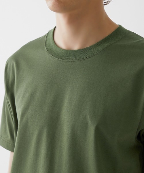 GUNZE（グンゼ）の「COOLMAGIC/クールマジック シワになりにくいTシャツ クルーネック（Tシャツ/カットソー・メンズ・ベージュ/ホワイト/ブラック/カーキ・X-LARGE/MEDIUM/LARGE）」の8枚目の写真