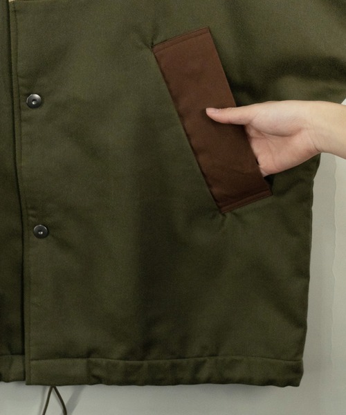 masterkey(マスターキー)の「masterkey マスターキー / NORDIC ノルディックビッグシルエットコーチジャケット/ MK24A-O-08(その他アウター・メンズ・カーキ/ブラック・1/2)」の21枚目の写真