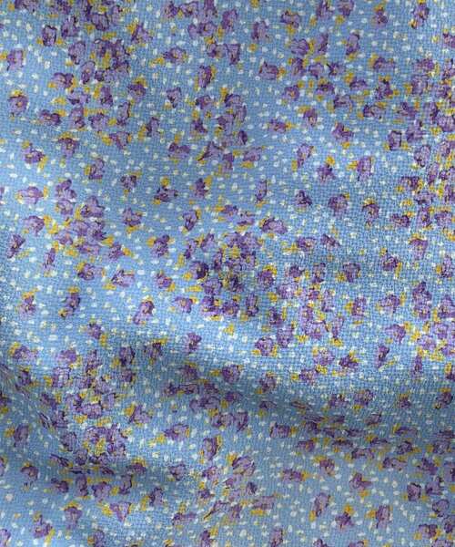 CODE A（コードエー）の「flower print skirt（スカート・レディース・ブラック系/ブルー系5・34/36/38）」の10枚目の写真