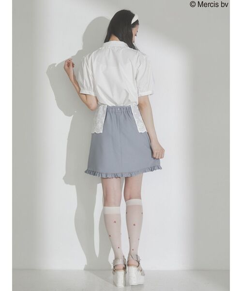 merry jenny(メリージェニー)の「半袖うさぎたちのブラウス(シャツ/ブラウス・レディース・オフホワイト/ブラック・FREE)」の8枚目の写真