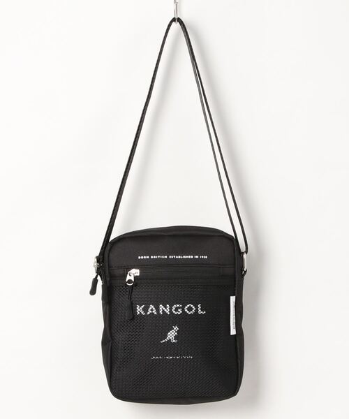 KANGOL(カンゴール)の「【 KANGOL / カンゴール 】 メッシュポケット 縦型 ショルダーバッグ(ショルダーバッグ・レディース・ブラウン/オフホワイト/ブラック/ブラック系・FREE)」の11枚目の写真