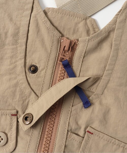 BREEZE（ブリーズ）の「ユーティリティーベスト（ベスト・キッズ・ベージュ/インディゴブルー・110/130/150）」の10枚目の写真