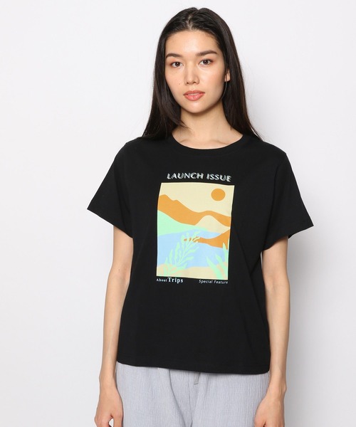 FOREVER 21（フォーエバー トゥエンティーワン）の「アソートプリントTシャツ（Tシャツ/カットソー・レディース・ブラウン/ブラック/ホワイト・FREE）」の13枚目の写真