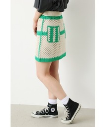 RODEO CROWNS WIDE BOWL | クロシェミニスカート(スカート)