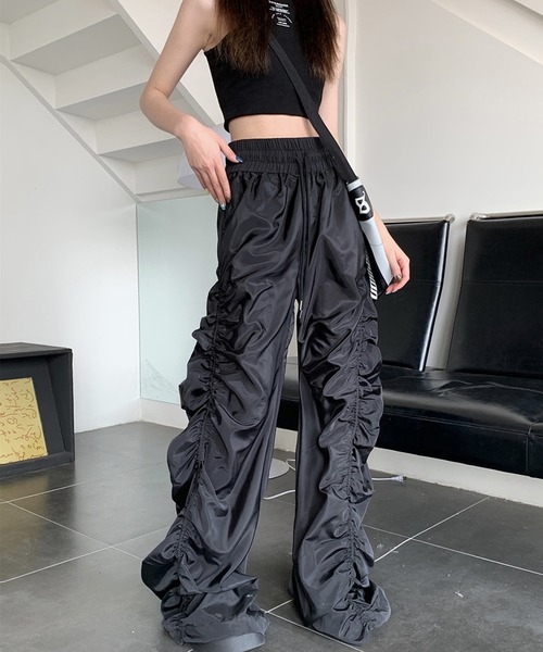 CLUBHAUS 【新品未使用】NYLON WORK PANTS 黒　Lサイズ CLUBHAUS Nylon Workpants - Navy M