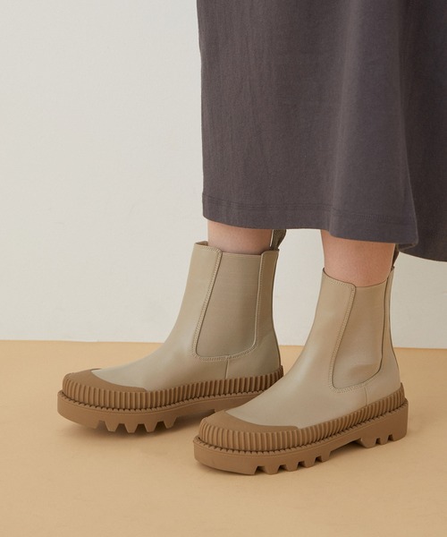 ADAM ET ROPE'（アダムエロペ）の「ショートブーツ（ブーツ・レディース・ブラック・37）」の7枚目の写真