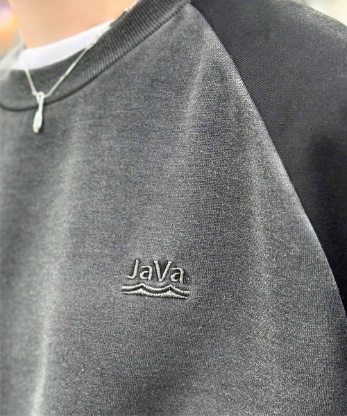 Java(ジャバ)の「《Javaジャバコラボ》一癖デザインで差をつける。ピグメントサイドジップ ラグランプルオーバー(スウェット・メンズ・チャコール/ブルー・LARGE/MEDIUM/X-LARGE)」の22枚目の写真