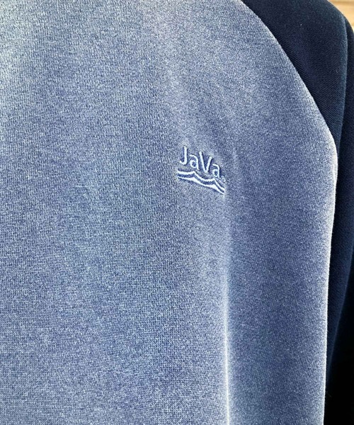 Java(ジャバ)の「《Javaジャバコラボ》一癖デザインで差をつける。ピグメントサイドジップ ラグランプルオーバー(スウェット・メンズ・チャコール/ブルー・LARGE/MEDIUM/X-LARGE)」の18枚目の写真