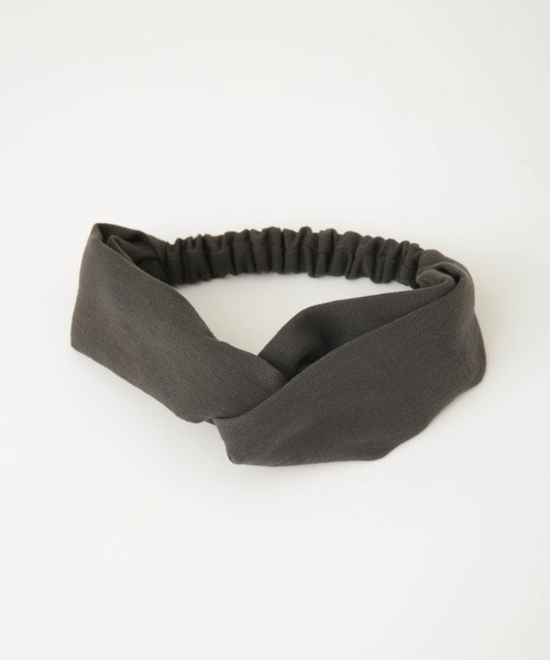 NANO universe(ナノユニバース)の「クロスターバン(ヘアバンド・レディース・カーキ/モカ/チャコール・FREE)」の8枚目の写真