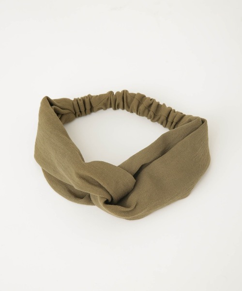 NANO universe(ナノユニバース)の「クロスターバン(ヘアバンド・レディース・カーキ/モカ/チャコール・FREE)」の9枚目の写真