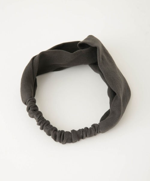 NANO universe(ナノユニバース)の「クロスターバン(ヘアバンド・レディース・カーキ/モカ/チャコール・FREE)」の7枚目の写真