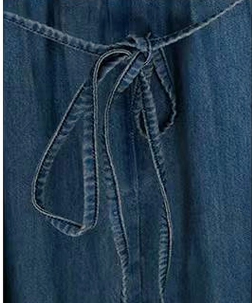 Primazel（プリマゼル）の「フリルショルダーデニムワンピース（ワンピース・レディース・ライトブルー/ブルー・M）」の17枚目の写真