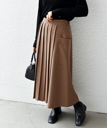 SHIPS any | SHIPS any:〈洗濯機可能〉ブロック チェック ポケット スカート(スカート)
