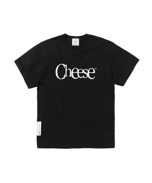 DOUBLE CHEESEBURGER(ダブルチーズバーガー)の「ダブルチーズバーガー Tシャツ -Cheese- / DOUBLE CHEESEBURGER T-shirt -Cheese-(Tシャツ/カットソー・メンズ・ブラック/ホワイト・2/1)」の1枚目の写真