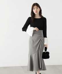 PROPORTION BODY DRESSING | フラットアシメギャザーマーメイドスカート / 1213220912(スカート)