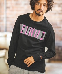 mlt4443- Dry Touch Print Long Sleeve Tee カットソー