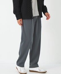 green label relaxing | TRカルゼ 裏起毛 1プリーツ オルマイ パンツ -ウォッシャブル・ストレッチ・防シワ-(その他パンツ)