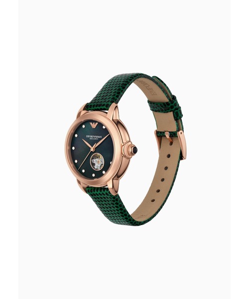 【エンポリオ アルマーニ】レザーベルトウォッチ(尾錠)MIA_AR60073