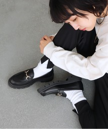 【CORSO ROMA 9】トラックソールビットローファー(W31600)