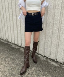 ストレッチデニムスカート