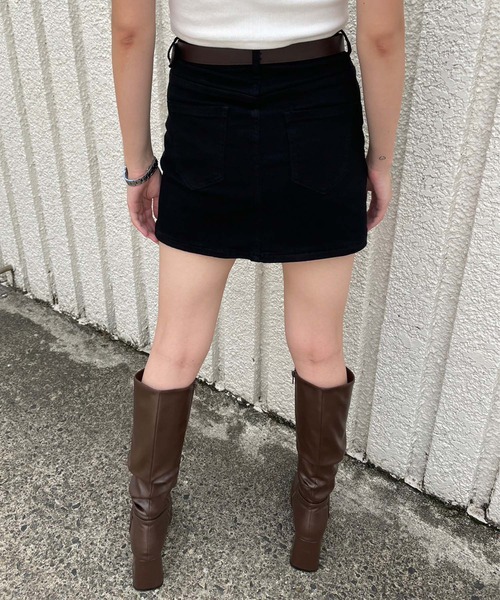 ENVYM(アンビー)の「ストレッチデニムスカート(デニムスカート・レディース・ブラック/ブルー・SMALL/MEDIUM)」の19枚目の写真