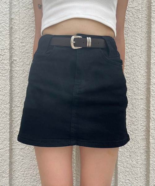 ENVYM(アンビー)の「ストレッチデニムスカート(デニムスカート・レディース・ブラック/ブルー・SMALL/MEDIUM)」の20枚目の写真