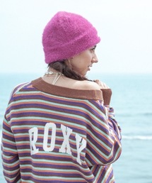 バックロゴカーディガン ROXY（ロキシー）の「GLANCE CARDIGAN/ロキシーバックカレッジ