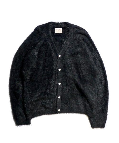 C.E.L.STORE（セルストア）の「DEL MAR sportswear/デルマースポーツウェア 70S SHORT-HAIR CARDIGAN ショートヘアリーカーディガン（カーディガン/ボレロ・メンズ・ワイン/ブラック/グリーン・LARGE/MEDIUM/X-SMALL）」の19枚目の写真