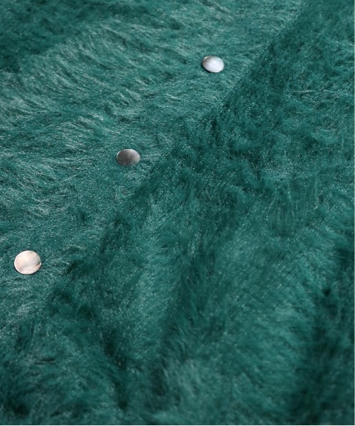 C.E.L.STORE（セルストア）の「DEL MAR sportswear/デルマースポーツウェア 70S SHORT-HAIR CARDIGAN ショートヘアリーカーディガン（カーディガン/ボレロ・メンズ・ワイン/ブラック/グリーン・LARGE/MEDIUM/X-SMALL）」の18枚目の写真