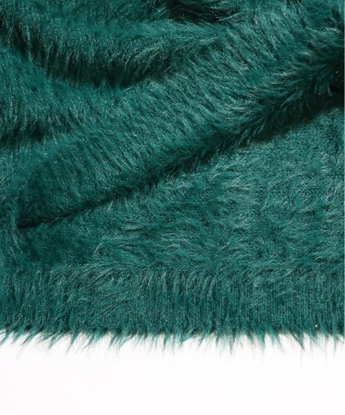 C.E.L.STORE（セルストア）の「DEL MAR sportswear/デルマースポーツウェア 70S SHORT-HAIR CARDIGAN ショートヘアリーカーディガン（カーディガン/ボレロ・メンズ・ワイン/ブラック/グリーン・LARGE/MEDIUM/X-SMALL）」の17枚目の写真