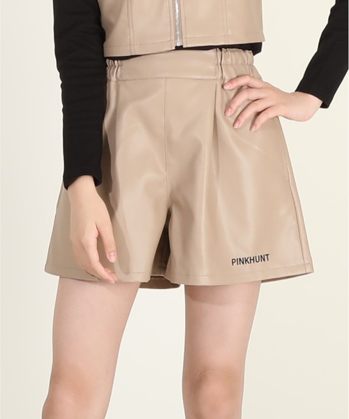 PINKHUNT（ピンクハント）の「PINKHUNT フェイクレザーショートパンツ