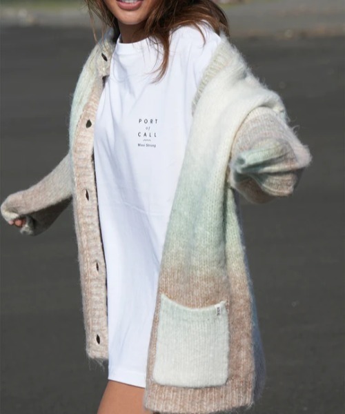 PORT OF CALL（ポートオブコール）の「【PORT OF CALL】POC MAUI CHARITY T-SHIRT/ポートオブコールマウイ島チャリティ半袖Tシャツ（Tシャツ/カットソー・メンズ・ブラック/ホワイト/ピンク/グリーン・MEDIUM/LARGE/X-LARGE）」の14枚目の写真