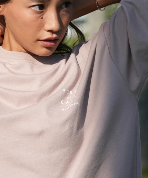 PORT OF CALL（ポートオブコール）の「【PORT OF CALL】POC MAUI CHARITY T-SHIRT/ポートオブコールマウイ島チャリティ半袖Tシャツ（Tシャツ/カットソー・メンズ・ブラック/ホワイト/ピンク/グリーン・MEDIUM/LARGE/X-LARGE）」の16枚目の写真