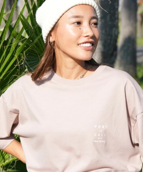 PORT OF CALL（ポートオブコール）の「【PORT OF CALL】POC MAUI CHARITY T-SHIRT/ポートオブコールマウイ島チャリティ半袖Tシャツ（Tシャツ/カットソー・メンズ・ブラック/ホワイト/ピンク/グリーン・MEDIUM/LARGE/X-LARGE）」の9枚目の写真