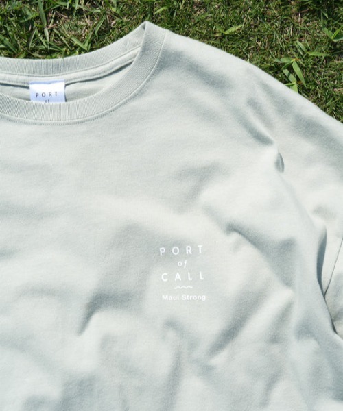 PORT OF CALL（ポートオブコール）の「【PORT OF CALL】POC MAUI CHARITY T-SHIRT/ポートオブコールマウイ島チャリティ半袖Tシャツ（Tシャツ/カットソー・メンズ・ブラック/ホワイト/ピンク/グリーン・MEDIUM/LARGE/X-LARGE）」の12枚目の写真