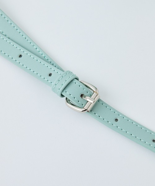 one after another NICE CLAUP（ワンアフターアナザーナイスクラップ）の「newベロアキルティングバニティバッグ（ショルダーバッグ・レディース・ピンク/ミント/ブラック・FREE）」の18枚目の写真