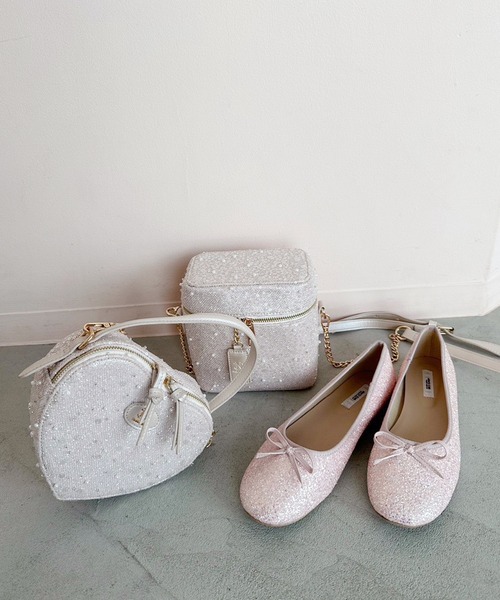 one after another NICE CLAUP（ワンアフターアナザーナイスクラップ）の「newベロアキルティングバニティバッグ（ショルダーバッグ・レディース・ピンク/ミント/ブラック・FREE）」の22枚目の写真