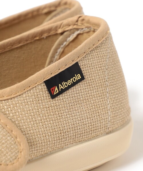 ALBEROLA（アルベローラ）の「ALBEROLA × B:MING by BEAMS / 別注 リネン ライク フラット シューズ（その他シューズ・レディース・ベージュ/ブラック・36/37/38/39）」の6枚目の写真